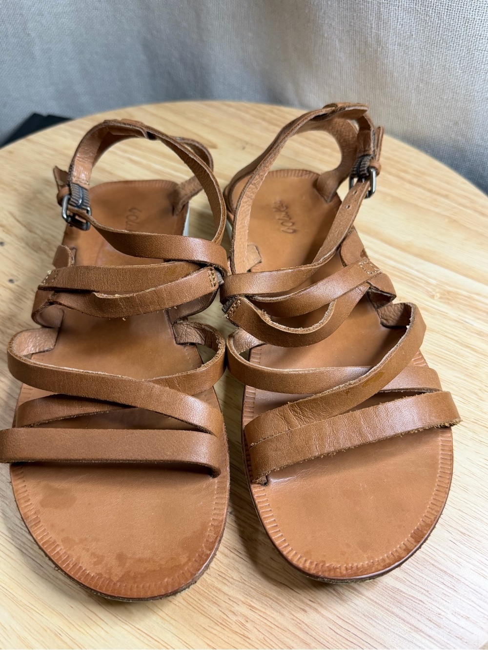 OLUKAI Women’s PO'IU Leather Ankle Strap Sandal